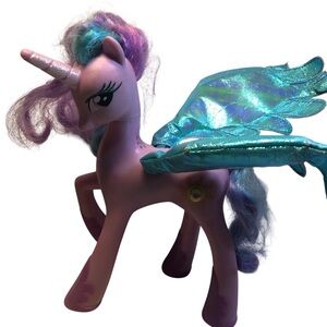 8.5" 2010 Hasbro My Little Pony MLP G4 Talking Princess Celestia - TESTED French